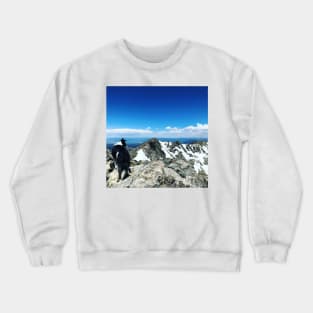 Dog and Mountain Crewneck Sweatshirt